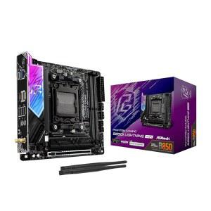 ASRock AMD B850i 라이트닝 WiFi 6E 소켓 AM5 Ryzen 9000 /8000 /7000 시리즈 DDR5 8200+ (OC) MHz 128GB 미니 ITX 마더보드 M.2 SATA3 6.0 Gb /s PCIe 5.0 B850 BIOS 플래시백