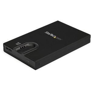 StarTech.com 바이오메트릭 인클로저 - 암호화된 USB 3.0 2.5인치 SATA 하드 드라이브 인클로저 - 지문/비밀번호 액세스 - 256비트 AES 데이터 암호화 - 외장 USB 3.1세대 HDD/SSD(S251BMU3FP)