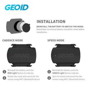 CS600 속도 케이던스 센서 무선 GPS 컴퓨터 Garmin  Bryton 용 호환 ANT Bluetooth 듀얼 프로토콜