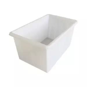 초강력 플라스틱 대형 대야 사각다라이 고무다라이 대용량 K50L 수조 59x44x32 화이트