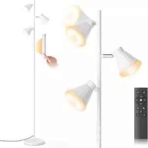 시빌 36W LED 트리 플로어 램프 리모컨 및 터치 컨트롤이 있는 디밍 가능한 높은 스탠딩 4가지 색상 온도