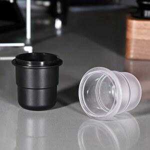 커피 도징컵 투명 무광 에스프레소 스니핑 머그 58MM 포터필터 머신 액세서리 주방 도구