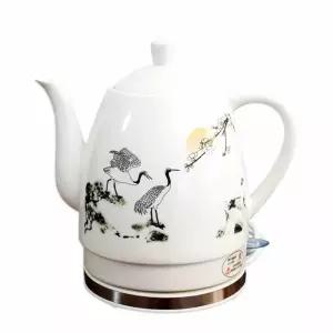 심플 도자기 전기포트 티메이커 티포트 가정용 주전자