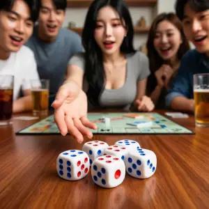 주사위 6개 세트 6면체 주사위게임 술게임 복불복 벌칙