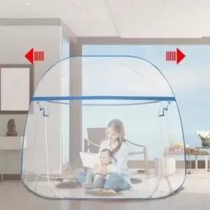 모기해충차단모기장 넓은 바닥 모기장 침대 텐트형 방충망 접이식 캠핑 야외 숲 해변 방충망