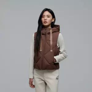 내셔널지오그래픽 N244WDV060 여성 크라사 숏기장 덕다운 베스트 BRICK 194493