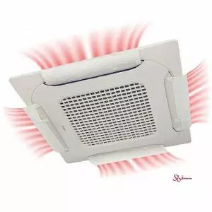 에어컨바람막이 시스템 가림막 에어가드 가드 천장형 날개 에어가이드 냉난방기 냉온풍기tuv149