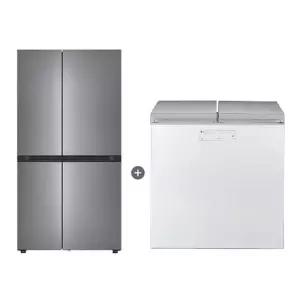 LG 냉장고 + 김치냉장고 S836P022+K225LW121 무료배송