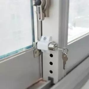 방충망슬라이드락 창문 잠금장치 고정 스토퍼 샷시 도둑 추락방지 저층