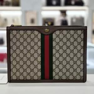 [대구백화점] [구찌(GUCCI)]구찌 GG 수프림 캔버스 오피디아(포트폴리오 클러치 523359)