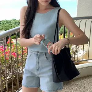 [코코블랑] 어니티 니트 슬리브리스