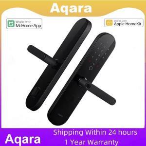 오리지널 아카라 N100 스마트 도어락 지문 블루투스 비밀번호 잠금 해제 도어벨 포함 샤오미호환 미 홈 홈