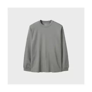 TOPTEN 공용) 쿨에어 코튼 더블니트 긴팔티 (오버핏)_MSF5TS3702 627069