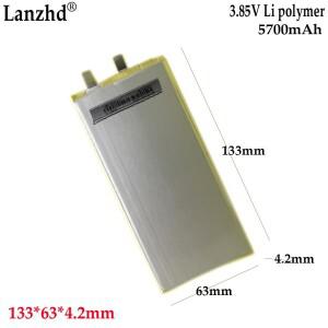 태블릿 PC 고속 충전용 새 제품 3.85V 리튬 폴리머 배터리 5700mAh 4263133 전자책 아이패드 호환