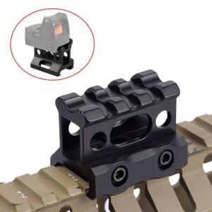 20mm 피카티니 라이저 마운트 3 슬롯 레드 도트 사이트 사냥용 라이플 및 에어소프트 스코프 액세서리용