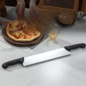 양손 피자칼 피자 버터 더블핸드 베이킹 커터 나이프 도구