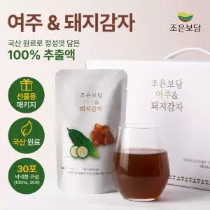 조은보담 여주 돼지감자 여주즙 건강즙 30포 1박스
