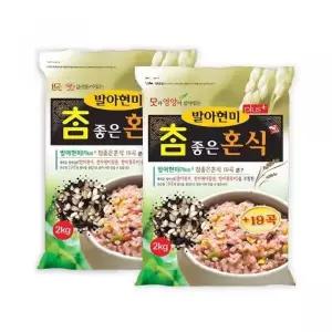 25년산 발아현미 PLUS 참좋은 혼합곡 19곡 2kg+2kgh