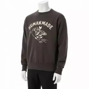 MUST IT_휴먼메이드 25FW 츠리아미 스?셔츠 맨투맨 HM30CS029 차콜
