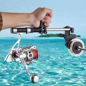 감개 라인 줄감개 라인와인더 낚시줄감기 컬러 크랭크 금속 1M 와인더 핸드 이미지 낚시대