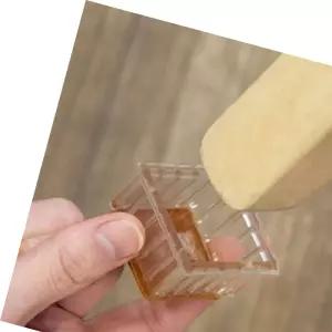 커버 TBZ (2개묶음) 펠트 사각 투명 의자캡 1168 45x45x27mm