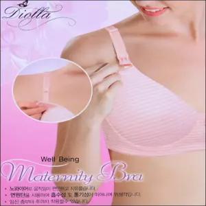 혜명잡화마트 (디올라)(BR6805)웰빙 마터니티 면패드포함 노와이어 B컵 수유용브라 수유브라 산모브라 수유