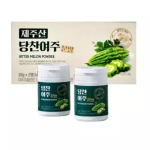 제주 당찬 여주 분말 30gX2통x2박스 부모님 어르신 선생님 선물 가족영양제 건강식품 아빠