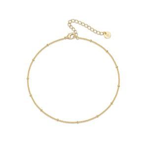 여성용 파보이 골드 체인 발찌 - 미니멀리스트 링크 발목 팔찌 다인티 트렌디한 여름 해변 보석 선물 스네이크, 피가로, 마리너, 페이퍼클립, 비드