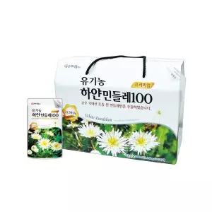 은하식품 유기농 하얀민들레100 30개 100ml 선물세트 추석 시댁 명절 가족 설날