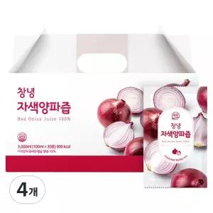 푸딩스 창녕 자색양파즙 30p 3L 4개 선물세트 명절 가족 친정 추석 한가위