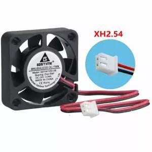 Gdstime 4010 컴퓨터 PC CPU 냉각 팬 DC 24V 40mm 볼 베어링 40x40x10mm 2 핀 블랙 10 개