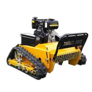 동력 제초기 50 무인제초기 조종 엔진 무한궤도 푸시식 무인 광폭 예초기 5마력 RV225 원격