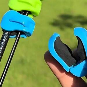 호환 2개입 퀵 어태치 낚싯대 클립 도구 없이 한 손으로 사용 가능한 담수 낚싯대 보관 랙 그립 태클 오거나이저