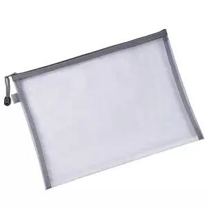 대형파우치 메이크업 망사 A4그레이망사파우치 망사파우치 메쉬파우치 매쉬파우치