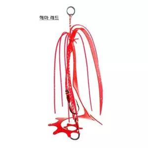ST 스커트훅리본 3종 타이라바 자작 해마 낚시용품 낚시대
