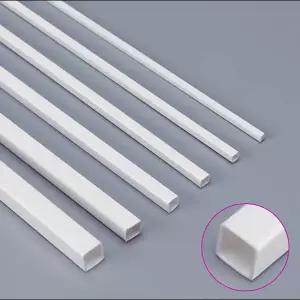 호환  5-100pcs 길이 250mm ABS 사각 튜브 플라스틱 중공 튜브 33445566mm DIY 수제 모래 테이블 재료 모델