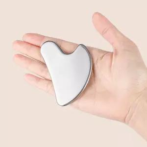 (튼튼)하트괄사 마사지 파우치 세트 휴대용 얼굴 케어괄사 괄사 지볼 지기 페이스롤러 괄사기 얼굴기 맛사