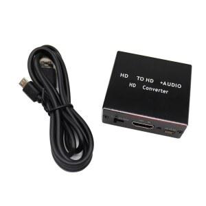 호환 HDMI 호환 오디오 추출기 스테레오 오디오 변환기 TV DVD 홈 시어터 용 3 5 4k X 2k 오디오 분배기 어댑터