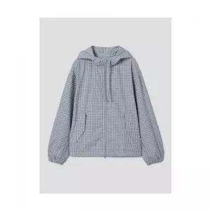 에잇세컨즈 8SECONDS 미니 체크 캐주얼 후드 재킷 스카이 블루 456439CCPQ 236099