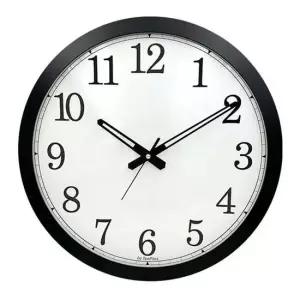 [무료배송] 큰숫자 무소음 대형 벽시계 인테리어용품 블랙 40cm