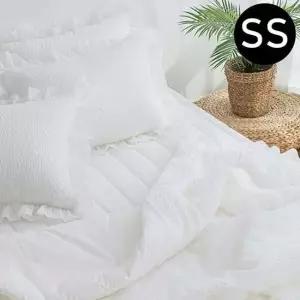 크리미 아사 여름 이불 패드세트 슈퍼싱글 SS 화이트 이불