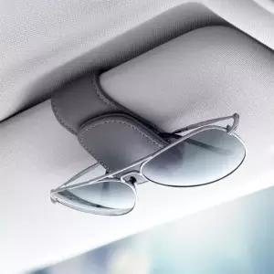 오너클랜 차량 가죽 자석 선바이저 안경클립 선글라스 거치대 차량용안경집게 차량안경거치대