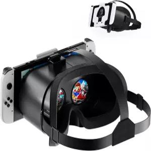 스위치 및 OLED용 VR 셋 조절 가능한 HD 와 편안한 스트랩이 장착된 업그레이드된 가상 현실 안경