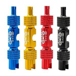 호환 1PC MTB 도로 자전거 Schrader Presta 밸브 제거 렌치 다기능 타이어 밸브 설치 스패너 밸브 코어 리무버 도구