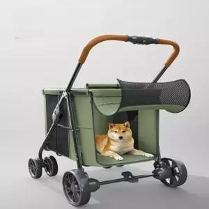 벨로 대형견 유모차 웨건 반려동물 고양이 개모차 하중 펫모차 트레일러 카트 퍼피웨건