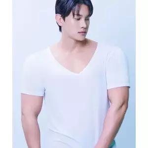 DIBALA 어깨 +3CM 브이넥 에어리즘 핏 체인저