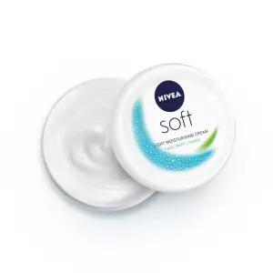 NIVEA 소프트 라이트 모이스처라이저 크림, 비타민 E 및 호호바 오일 함유, 얼굴, 손 몸용, 100ml 360131
