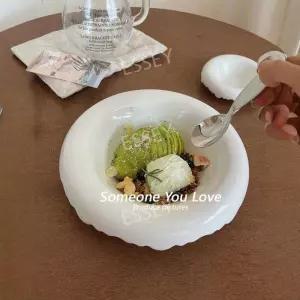 드립 플레이트 그릇 샐러드 접시 디저트 파스타