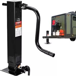 FZZD 12 000파운드 헤비 듀티 트레일러 잭 사각형 직접 용접 26인치 수직 이동 조절 가능한 드롭 레그 트