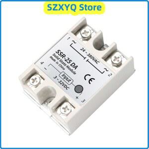 호환 단상 솔리드 스테이트 릴레이 SSR-10/25/30/40/50/60/75/80/90/100DA 제어 AC 24V 220V AC 모듈 릴레이